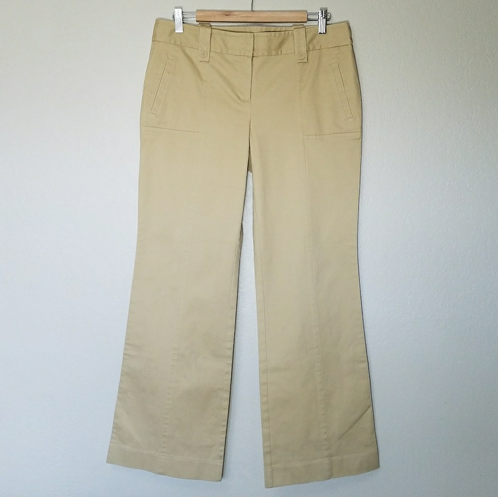 Ann Taylor LOFT Soft Tan Pants w/ Stretch size 10